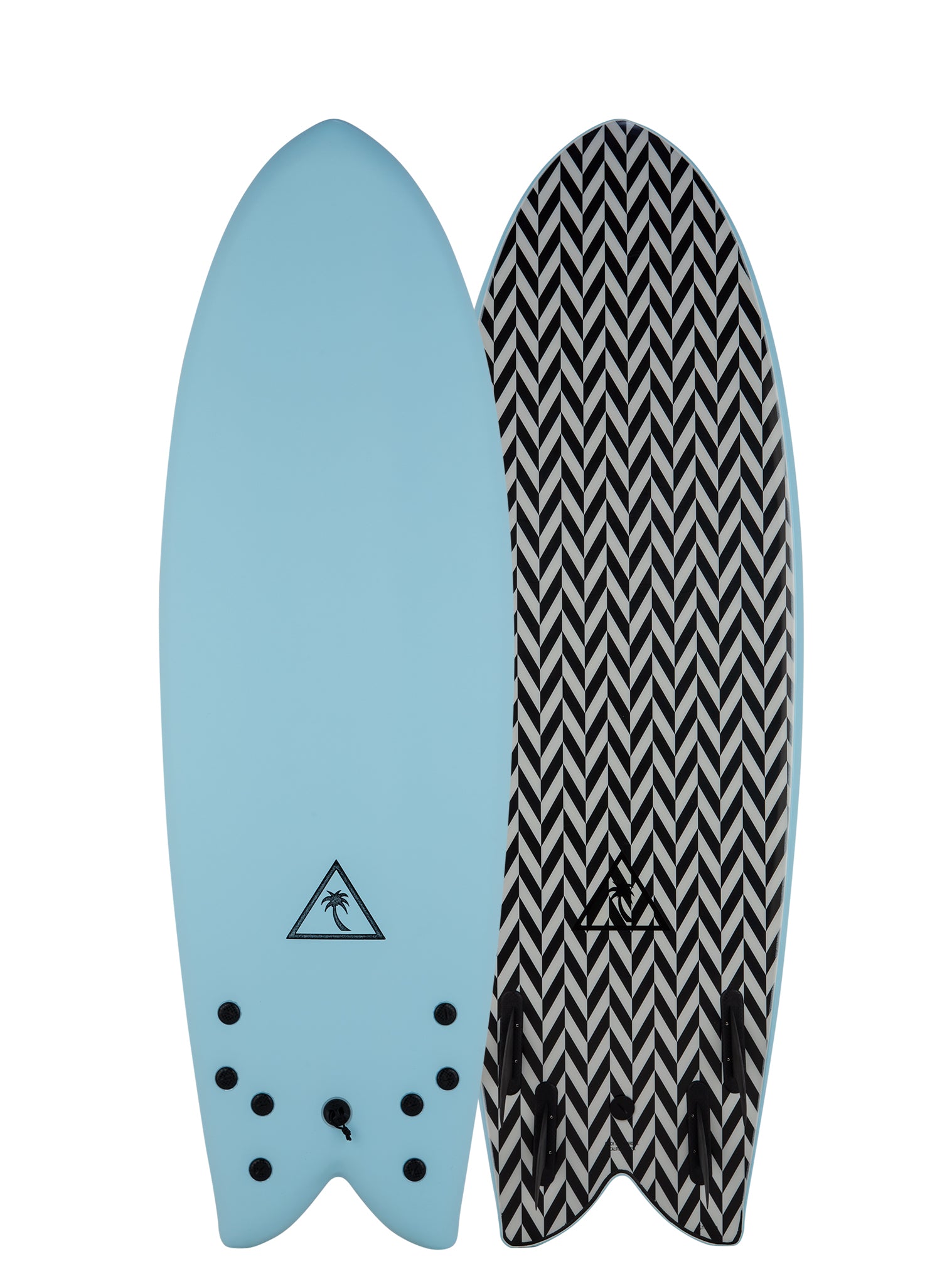 激美品！新品一回のみFresh Surfboards 5.8クワッドフィッシュ Heritage 5'8