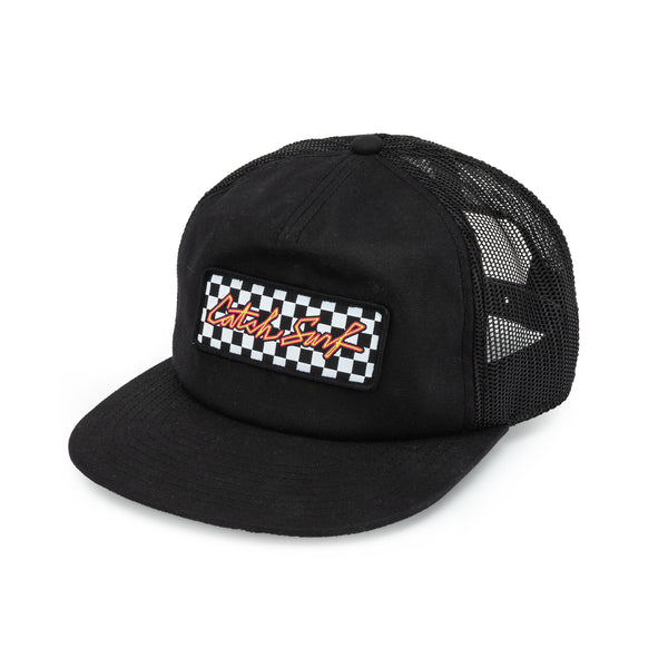 Neon Script Trucker Hat // Black