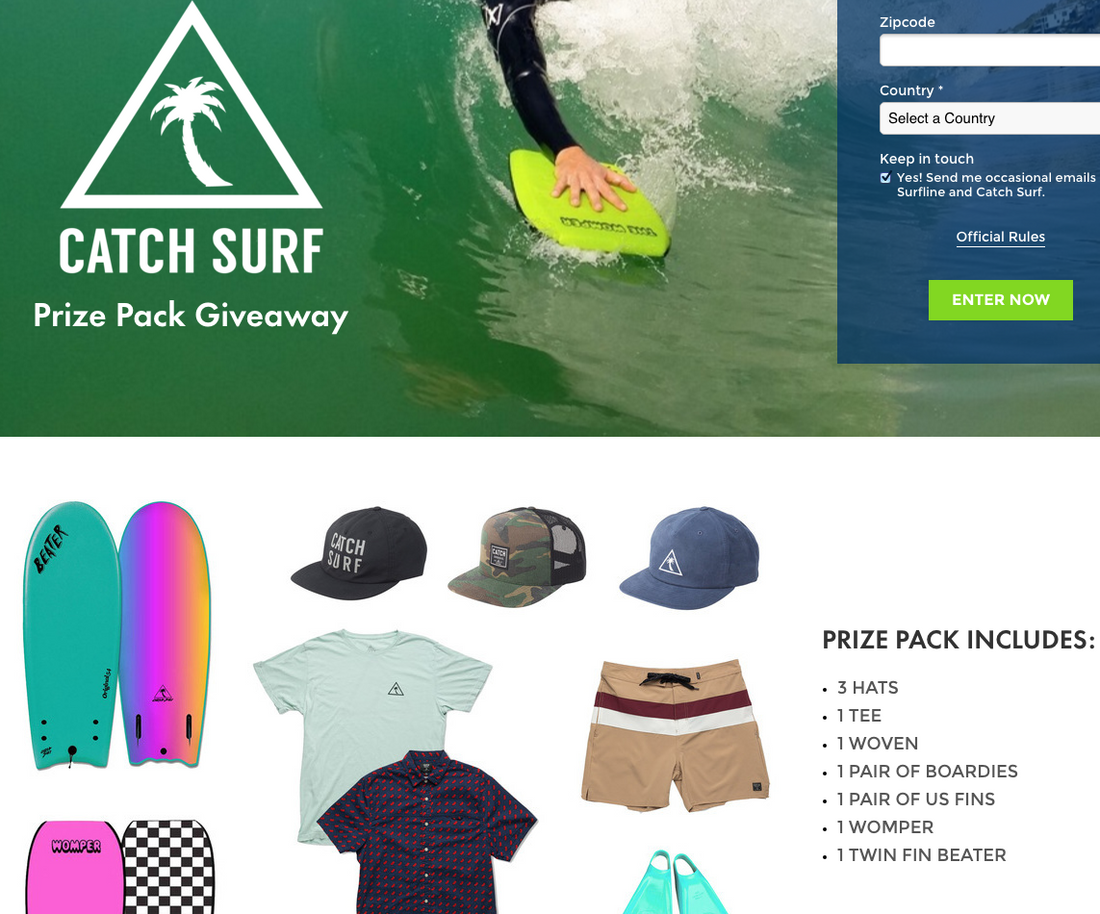 Catch Surf Giveaway