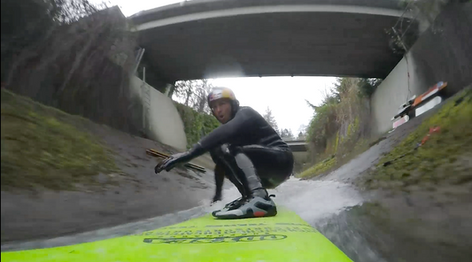 Surfin' storm drains