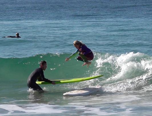 KAI PULLS FIRST SURFING HIPPIE JUMP