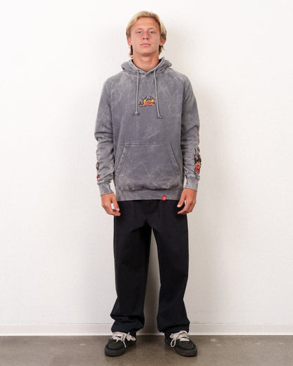 LOST // FLAME LAM HOODIE