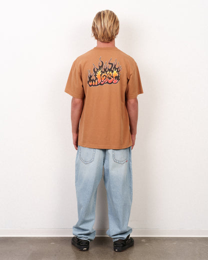 LOST // FLAME LAM BOXY TEE