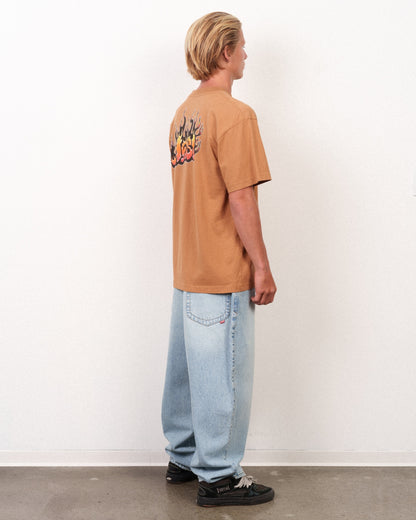 LOST // FLAME LAM BOXY TEE