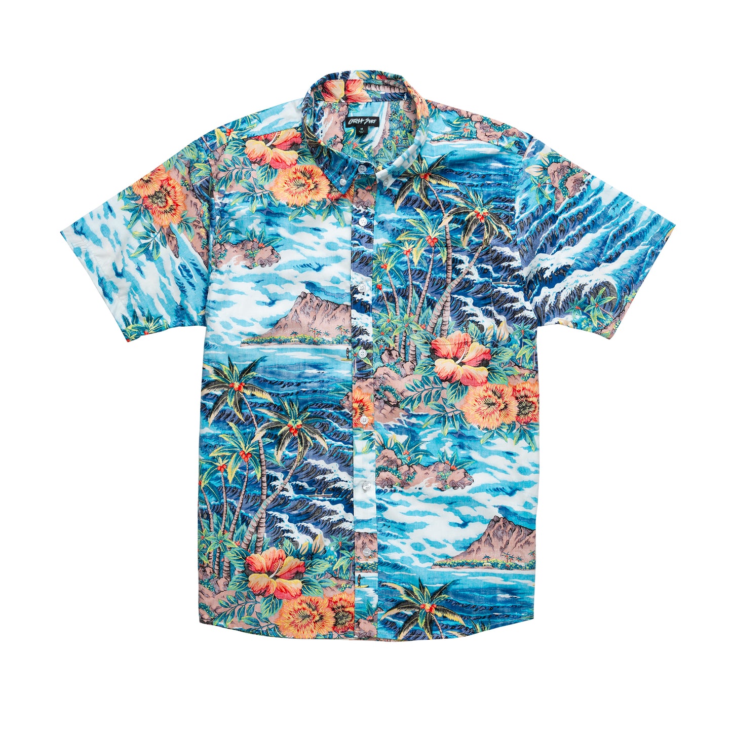 CS x Hoffman® Aloha S/S Woven - Island Blue