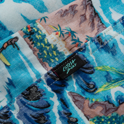 CS x Hoffman® Aloha S/S Woven - Island Blue