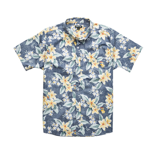 CS x Hoffman® Aloha S/S Woven - Navy Floral