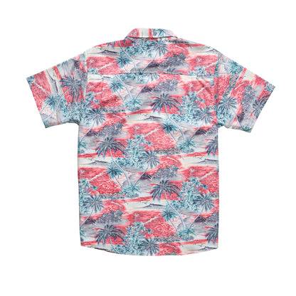 CS x Hoffman® Aloha S/S Woven - Sunset Red