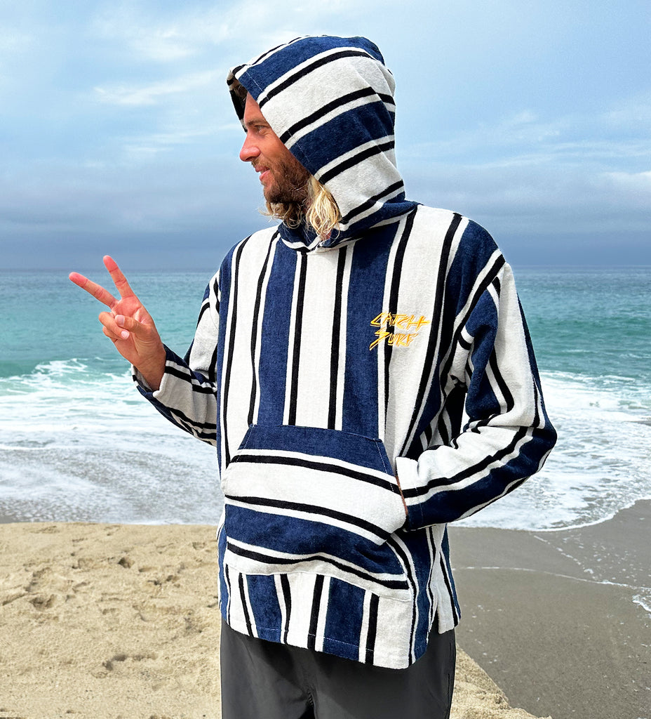 Surf, Beach, Towel Poncho - Men - Rasta