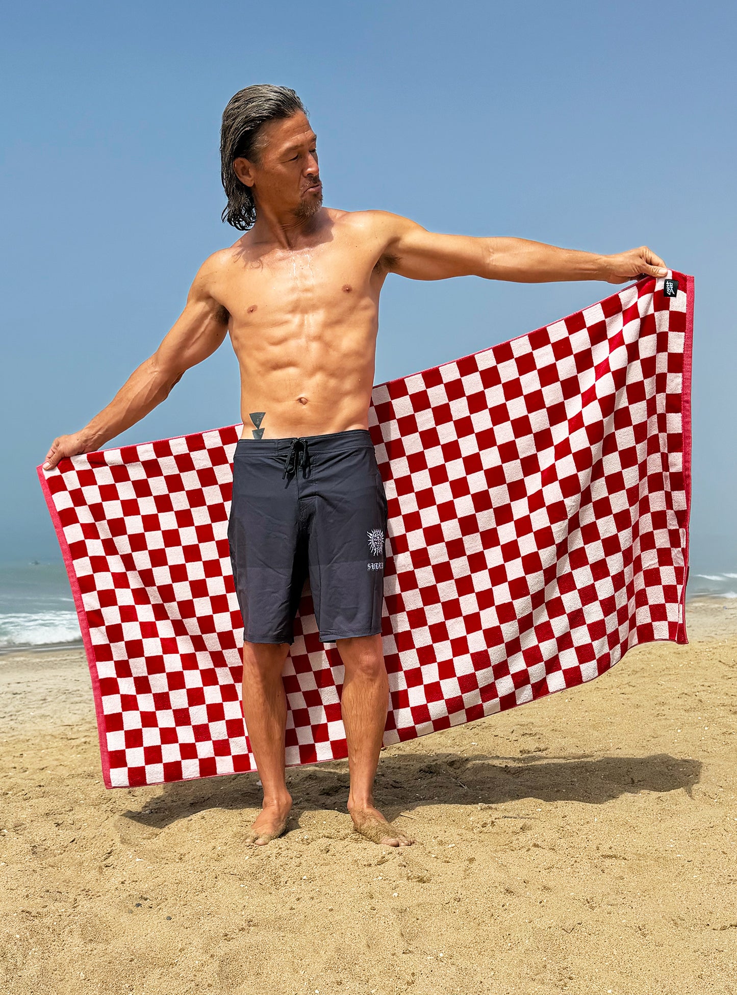 Checkers // Lux Beach Towel