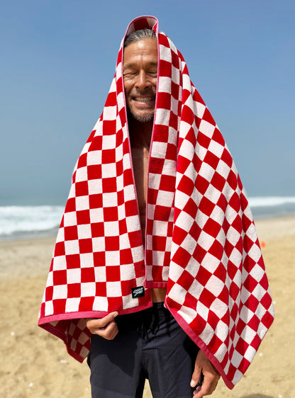 Checkers // Lux Beach Towel