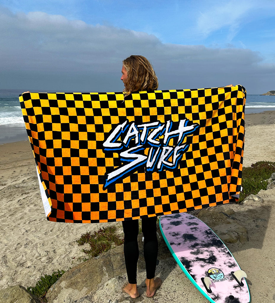 Checked Out Beach Towel