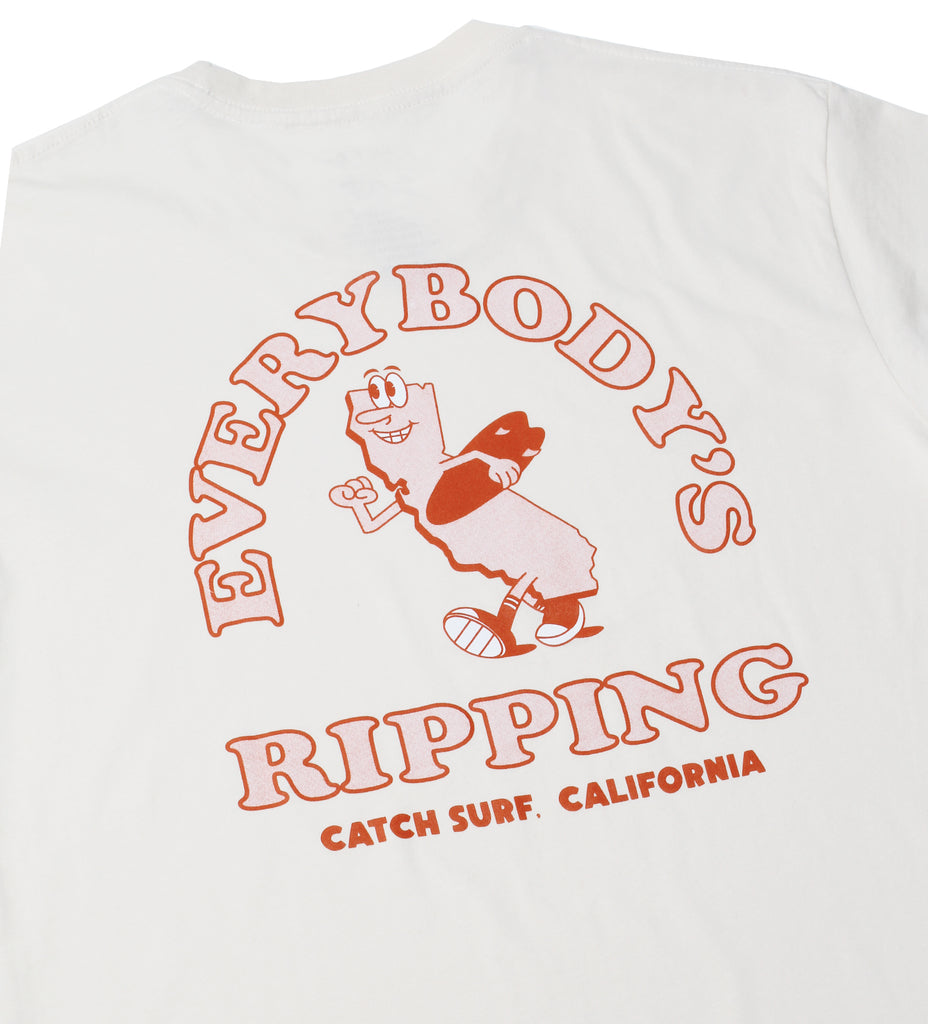 Everybody's Ripping S/S Tee - Vintage White
