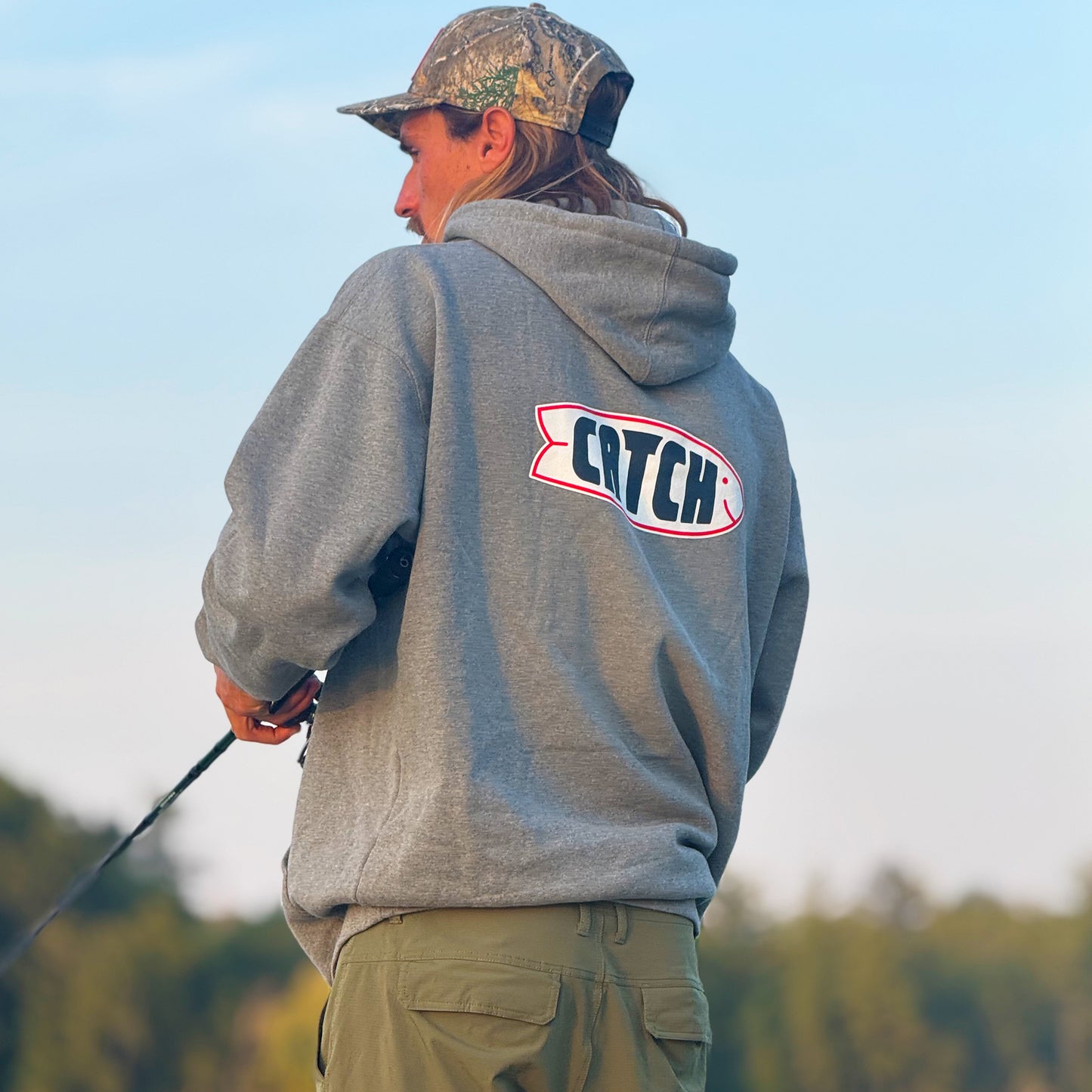 Happy Fish Fleece Pullover Hoodie