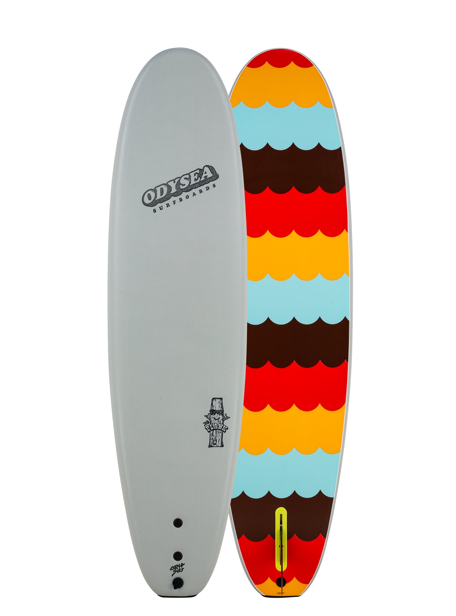市場catch surf　ODYSEA　PLANK 7’6”2019年　キャッチサーフ ソフトサーフボード プランク シングルフィン 7.0フィート～