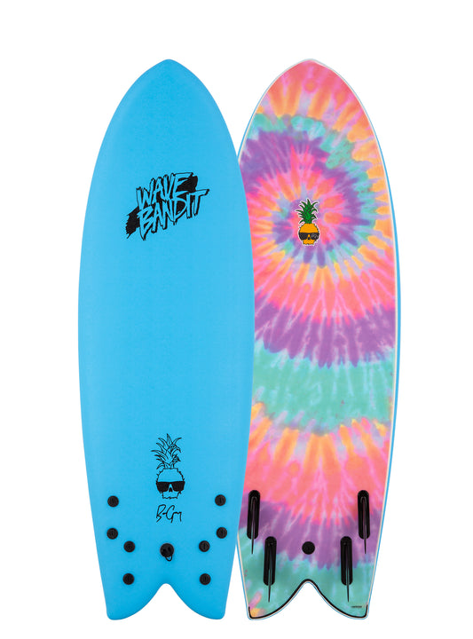 Retro Fish x Ben Gravy (5'8"Quad) - LIMITED EDITION