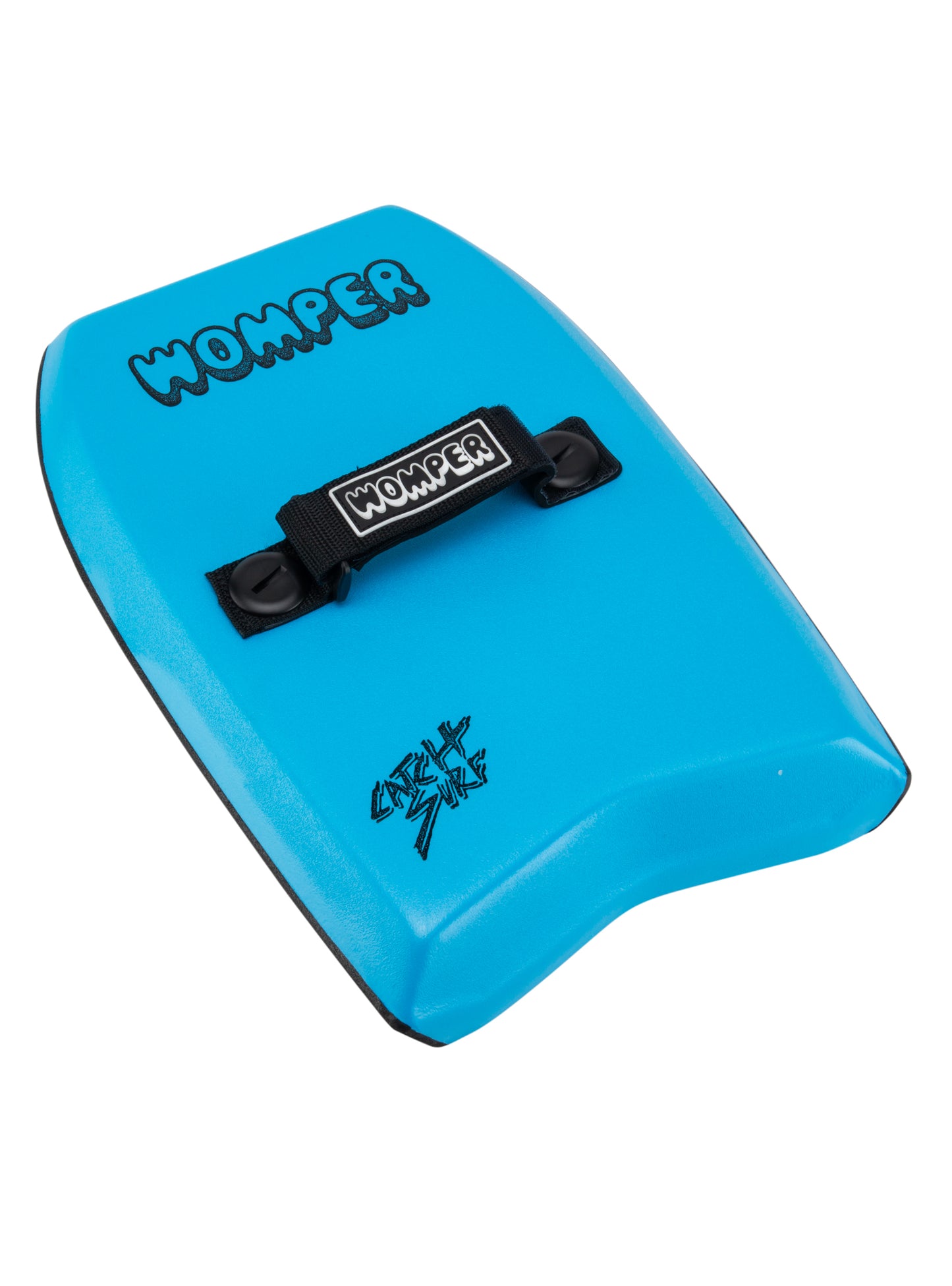 Blue Womper bodyboarding.