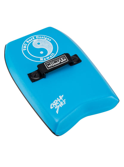 Blue bodyboarding fin.