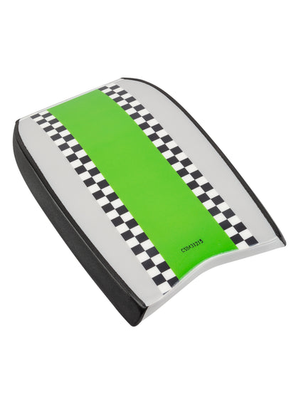 Checkered racing stripe design