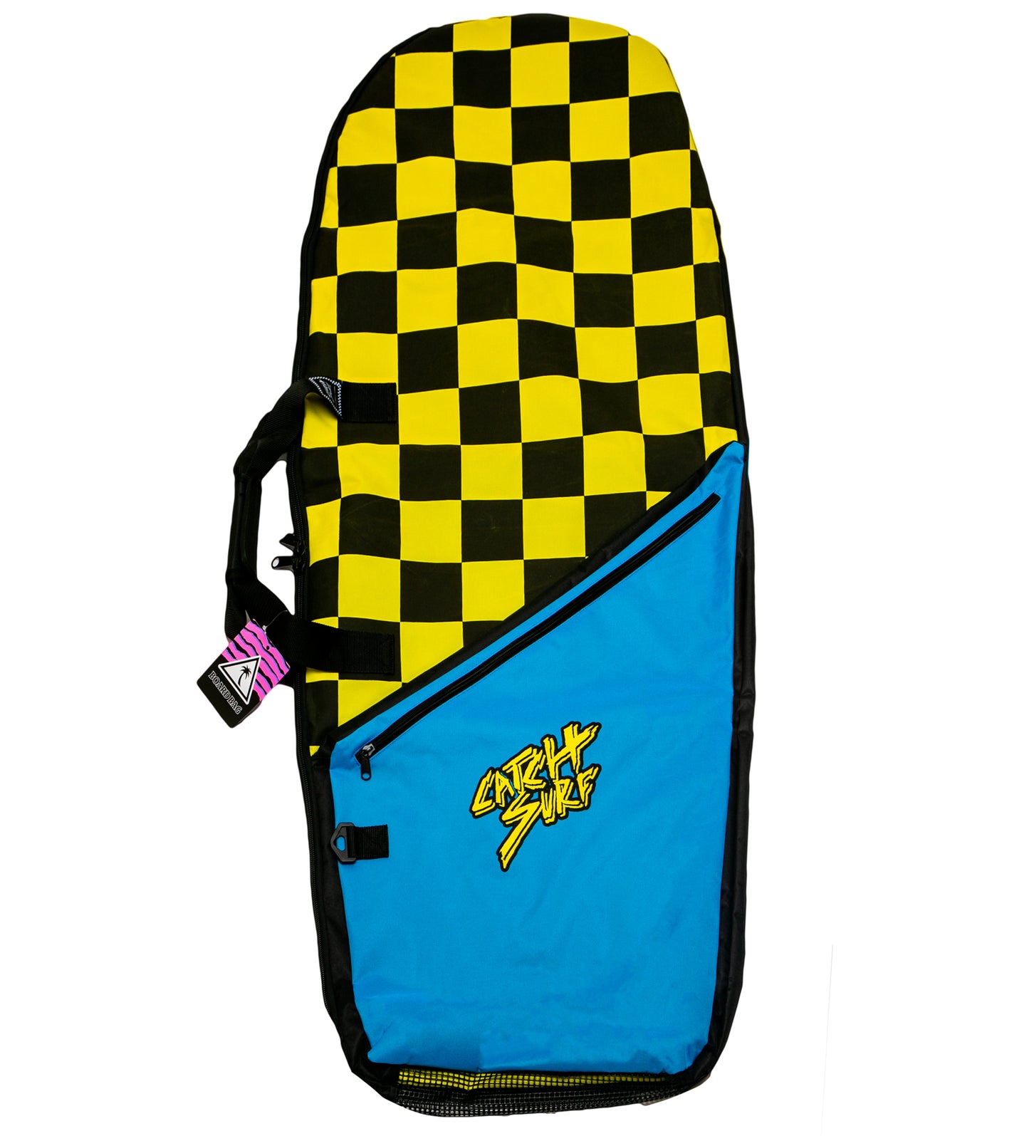 yellow and blue bag