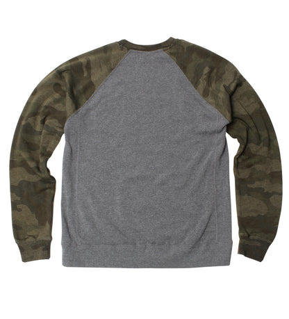 Triangle Slash Raglan Sweatshirt