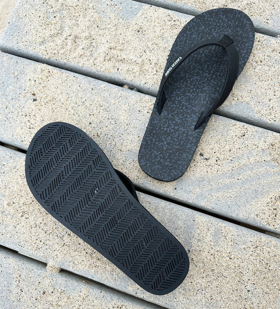 Men's Flip Flops, Black, Indosole