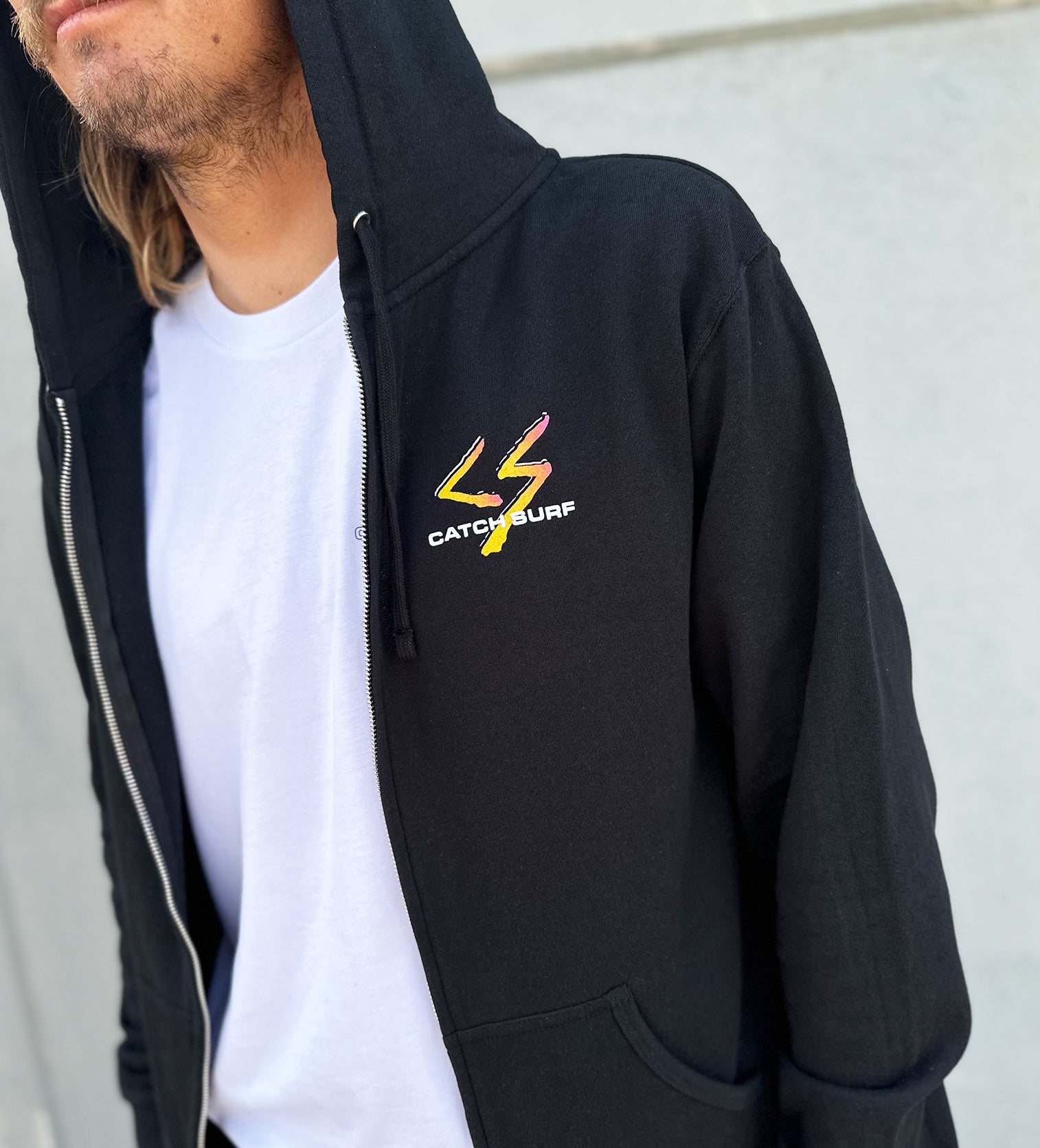 Studio Zip Hoodie - Black