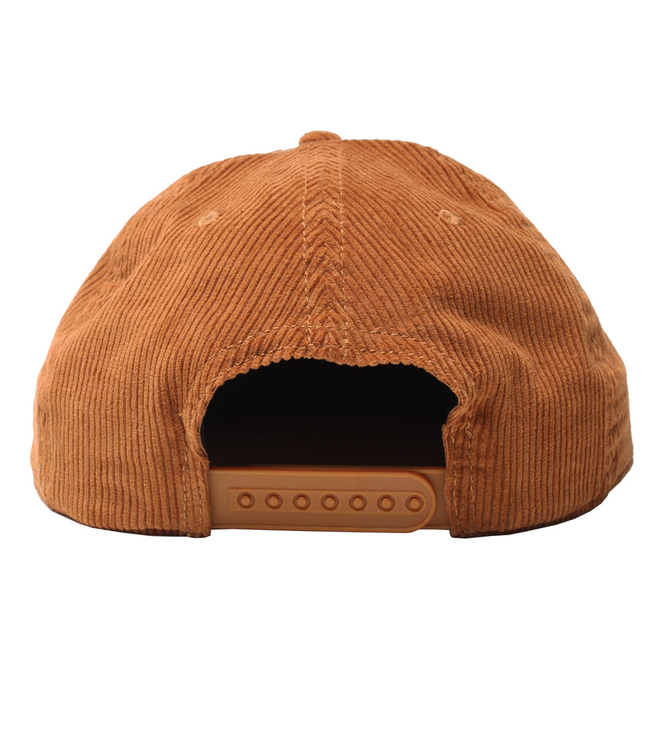 Slash Cord Snap-Back Hat // Brown