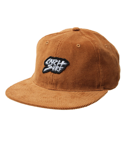Slash Cord Snap-Back Hat // Brown