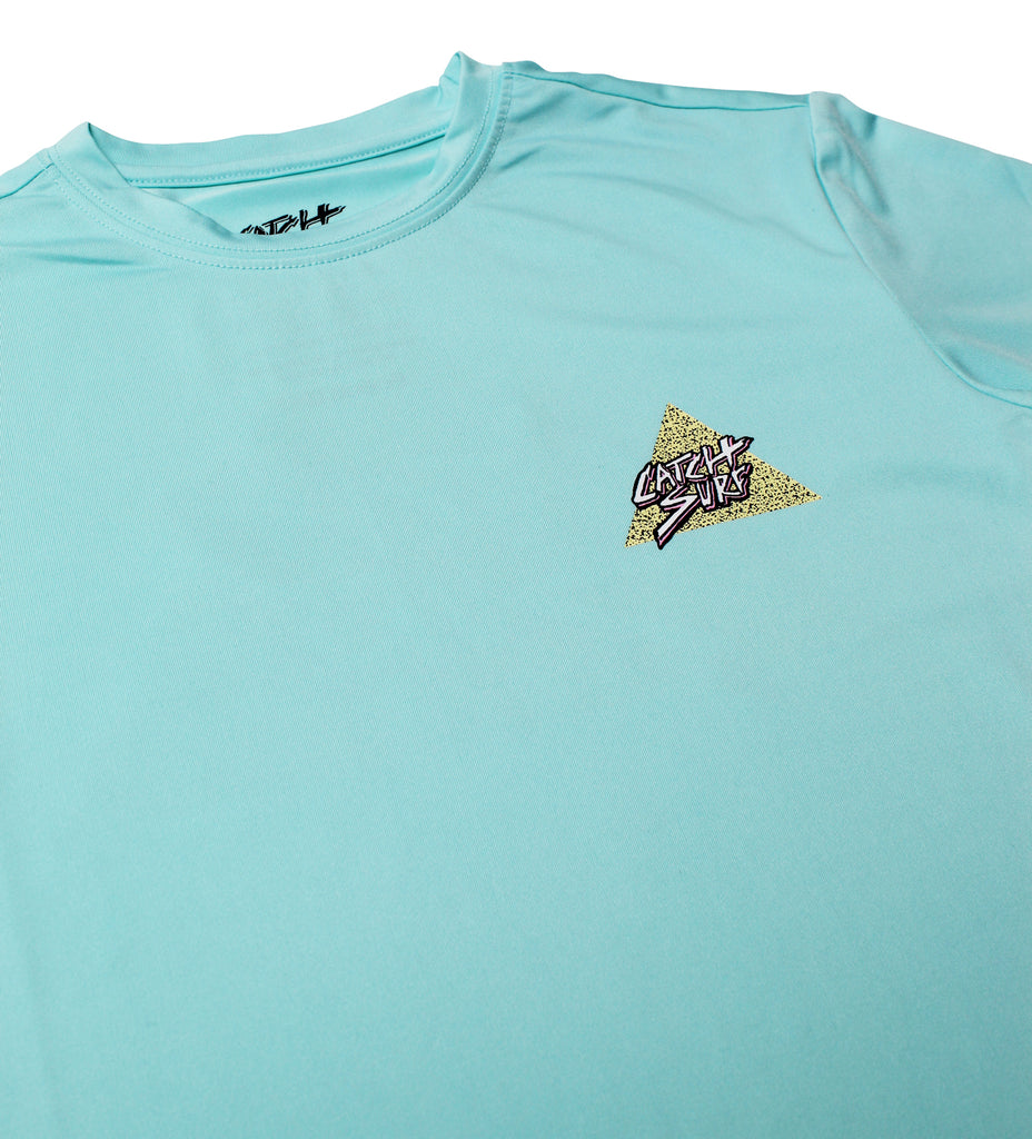 Youth // Triangle Slash S/S Surf Shirt - Turquoise