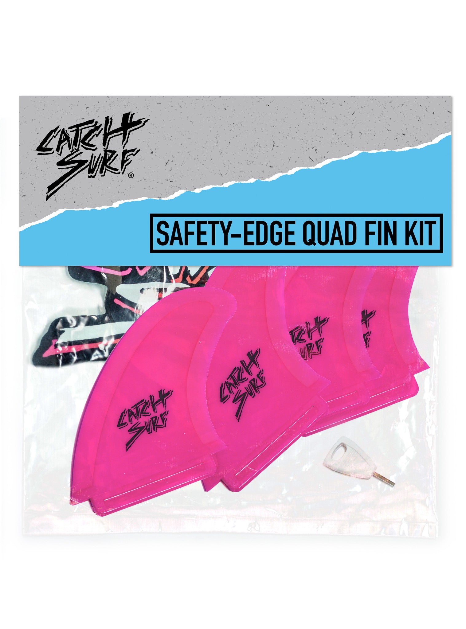 Safety-Edge Quad Fin Set